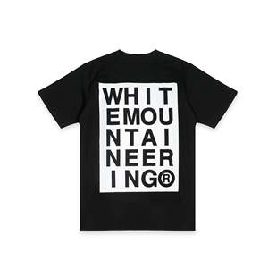 T-shirt blanc en coton tricoté à 100 % avec poche [WM1873502] T-shirts imprimés style streetwear Sérigraphie - Product Image 2