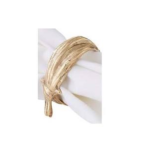 Rond de serviette en acier inoxydable élégant en métal massif de créateur en or Rond de serviette de qualité supérieure - Product Image 1