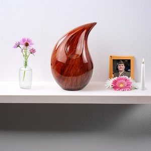 High Demand Metal Teardrop Cremation Urns Memorial Urn for Human and Pet Ashes <b>Funeral</b> <b>Supplies</b> - Product Image 4
