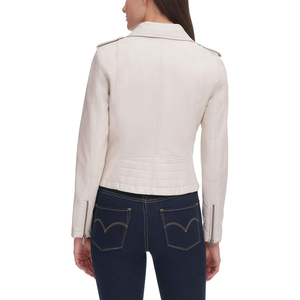 Chaqueta de moto de piel sintética clásica para mujer, chaqueta de corredor de cuero transpirable para mujer, ropa de calle, chaqueta universitaria de tendencia para mujer - Product Image 5