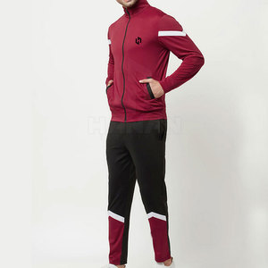 Venta al por mayor de ropa deportiva personalizada para hombre chándal conjunto 100% algodón transpirable chaqueta con cremallera completa y Joggers para el invierno OEM - Product Image 2