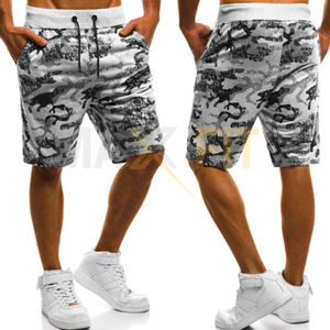 กางเกงวิ่งขาสั้นผ้าคอตตอนสำหรับผู้ชายกางเกงครึ่งขาพิมพ์ลายดิจิทัลกางเกงวิ่งออกกำลังกายแบบลำลองสำหรับยิมฤดูร้อน - Product Image 6