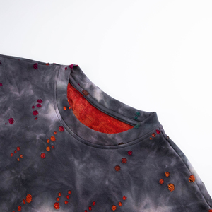 Impression par lavage à l'acide T-shirt pour hommes T-shirts à col rond dernier modèle OEM ODM service T-shirts de bonne qualité - Product Image 6