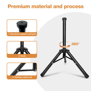 Soporte de Trípode Portátil Resistente para Camping, Precio de Fábrica, Kit de Soporte de Montaje de Satélite Ajustable para Exteriores, Soporte para Starlink Mini - Product Image 2