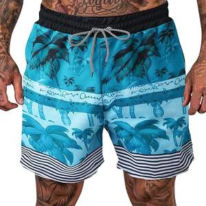 High Street Men's Eco-Friendly Solid Pattern Beach Shorts de Pakistan Plain Dyed - Product Image 2
