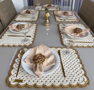 Mantel Individual de Macramé Hecho a Mano, Perfecto para Decoración de Mesa, Reuniones Familiares Relajadas y Experiencias Culinarias Caseras Sencillas - Product Image 6