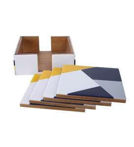 Resin Square <b>Coasters</b> in White <b>Set</b> <b>of</b> <b>6</b> Tea Cup <b>Coaster</b> <b>Table</b> Decor Drink Cup <b>Coasters</b> Placemats <b>Table</b> <b>Mat</b> - Product Image 4