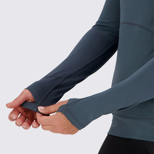 Sudadera con capucha de punto informal con logotipo personalizado OEM al por mayor para mujer, Jersey de invierno, sudadera de nailon - Product Image 4