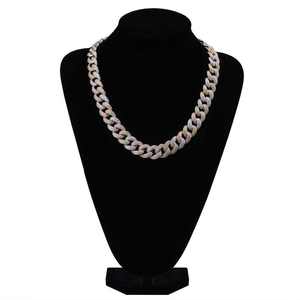 Chaîne cubaine hip-hop en moissanite glacée effet diamant, idéale pour les fêtes - Grande Vente - Product Image 6