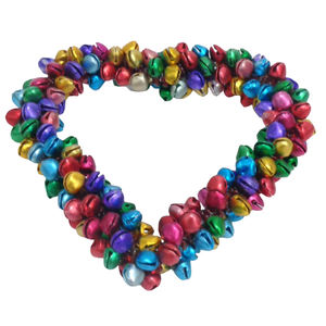 Fer en vrac en gros/perles suspendus coeur tenture murale nickelage pour décoration de Noël personnalisé à la main - Product Image 2