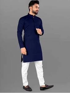 Kurta Tradicional de Algodón para Hombre, Kurta de Boda para Hombre de Buena Calidad, Kurta Informal para Hombre, Kurta de Algodón para Hombre - Product Image 5