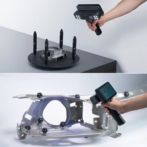 Escáner Láser 3D Inalámbrico Tri-Modo, Sistema de Escaneo Industrial Portátil de Alta Precisión con Software Profesional - Product Image 2