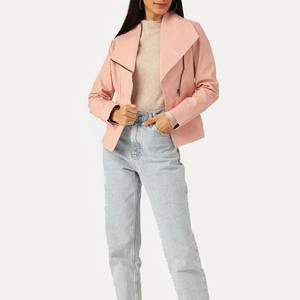 2025 confortable tissu doux femmes en cuir véritable matelassé teint veste personnalisable OEM Service - Product Image 3