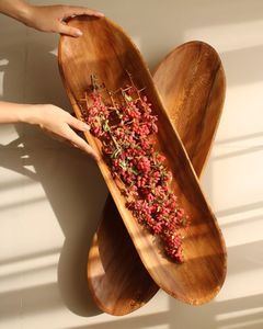 Porte-couteaux en bois de manguier faits à la main pour la salle à manger et les cadeaux dans des conceptions rectangulaires pour les maisons et la décoration modernes - Product Image 4