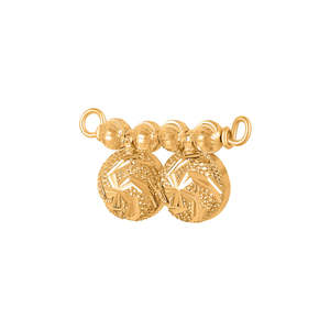 Pendentif Mangalsutra Chakra Watimani en or pour cérémonie de mariage religieuse - Product Image 4