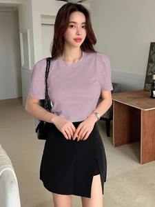 เสื้อยืดผ้าฝ้าย100% สำหรับผู้หญิงกำหนดได้เอง - Product Image 5