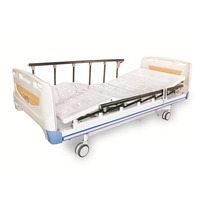 Lit médical d'hôpital à 2 manivelles, homologué CE et ISO, de qualité supérieure, prix usine, pour cliniques et hôpitaux