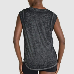 <b>Top</b> quality wholesale cotton womens tank <b>top</b> sleeveless breathable summer wear <b>crop</b> gym yoga fashion with custom logo - Product Image 4