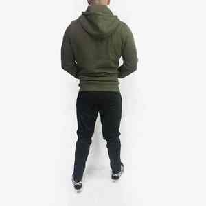 Sudadera Cruzada Premium para Hombre, Invierno, Elástica, Absorbe la Humedad, Personalizable con Capucha Ajustable, Deporte, Gimnasio, Fitness - Product Image 3