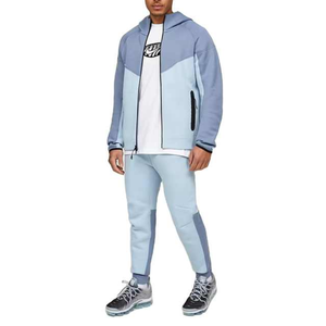 Trending 2 piezas Casual Athletic Track Suits para hombres Trajes Chándales para hombres Transpirable 100% Algodón Ropa Hombre Conjuntos - Product Image 4