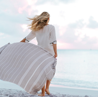 Serviette de plage turque 100% coton XL Peshtemal Sultan Pareo, séchage rapide, absorbante, rayée, couleur personnalisée, 100x190 cm, fabriquée en Turquie