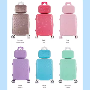 Juego de Maletas Rígidas con Diseño de Dibujos Animados para Niños y Mujeres, con <span class=keywords><strong>Ruedas</strong></span> Giratorias, Ligeras, con Bolsa de Viaje a Juego - Product Image 2