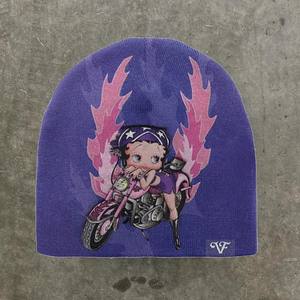 Bonnet court en tricot de laine pour hommes femmes chapeaux chauds d'hiver bonnets tricotés - Product Image 1