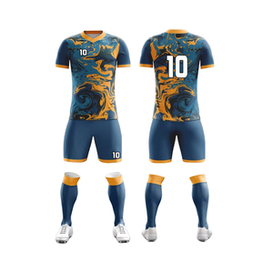 เสื้อฟุตบอลสโมสรฟุตบอลสำหรับผู้ชายเสื้อฟุตบอลแบบระบายอากาศนุ่มใส่สบายพิมพ์โลโก้ได้ตามต้องการ - Product Image 1