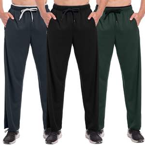 Heavyweight Elastic Waist Mid Casual Vintage Embroidered Colored Worsted Sweatpants - Product Image 1