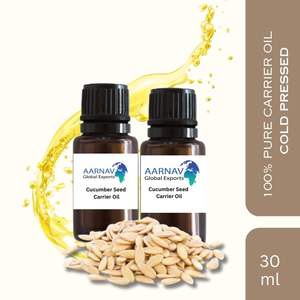 Huile de graines de concombre pure de haute qualité, pressée à froid, qualité cosmétique, huile végétale pour aromathérapie, anti-âge, soin des cheveux, soin de la peau - Product Image 3