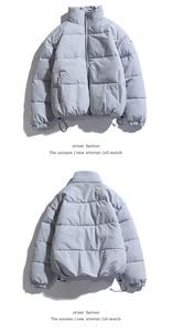 Custom Men's Stand Collar Winter <b>Waterproof</b> <b>Padded</b> Bubble <b>Jacket</b> Quilted Outdoor Custom Puffer <b>Jacket</b> Men - Product Image 5