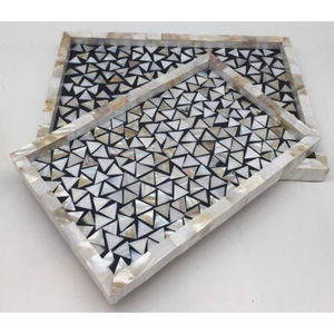 Vente en gros Plateaux de service en nacre Plateaux de service décoratifs de table de haute qualité pour le Ramadan - Product Image 5