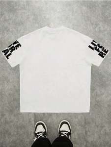 Camiseta con estampado 3D DTG personalizado, ropa de calle gráfica, camiseta de gran tamaño de alta calidad para hombre, camiseta de manga corta de algodón 100%. - Product Image 4