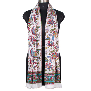 Newest Jaipuri Floral Block Printed Cotton Sarong Beautiful Beach Cover Pareo <b>Scarves</b> Traditional Shawls - Product Image 1