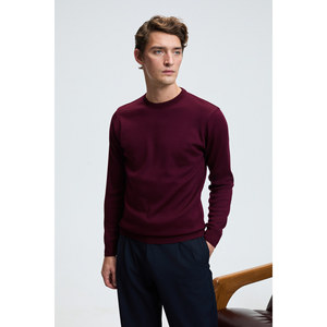 เสื้อสเวตเตอร์ถักคอกลมทรงเข้ารูปสำหรับผู้ชาย GRIMELANGE โดย VAREX - Product Image 1