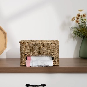 กล่องเก็บของทำมือจากหญ้าทะเล ฝาปิดถุงขยะ  ตกแต่งบ้านแบบธรรมชาติ เป็นมิตรกับสิ่งแวดล้อม ขายส่งจากเวียดนาม - Product Image 2