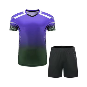 High Quality Customizable <b>Table</b> <b>Tennis</b> Uniform Breathable Quick Dry Front Waist Customization Unisex 100% Polyester Wholesale - Product Image 1