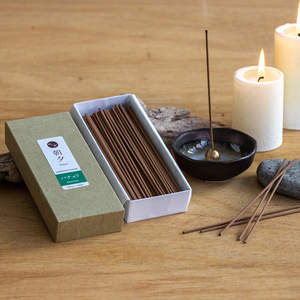 Set de Regalo de Incienso Tradicional con Porta Incienso, Incienso de Aguamarina y Pachulí - Product Image 5