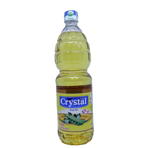Huile de soja raffinée de qualité supérieure, huile de cuisson en bouteille plastique, 100% huile de soja pure, 1L, durée de conservation de 12 mois, pour une friture et des sautés sains - Product Image 1