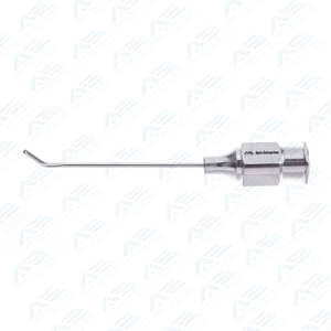 Cánula de inyección Healon, calibre 21, punta de 5mm, instrumento quirúrgico oftálmico para inyección viscoelástica precisa en cirugía ocular - Product Image 1