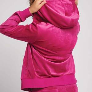 2026 High Quality Manufacture Women Hooded Pullover \ Wholesale Hoodies Ladies <b>Velour</b> <b>Hoodie</b> - Product Image 2