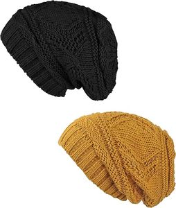 Bonnet en tricot de laine mélangée ultra doux épais et chaud design élégant style de rue parfait pour la mode en plein air et les looks de voyage - Product Image 3