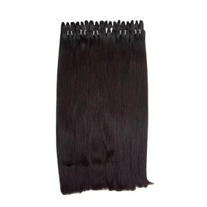 Alta calidad 100% Remy Color Natural cutícula alineada recto indio crudo virgen extensiones de cabello humano - Product Image 2