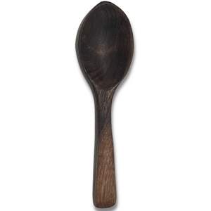 Cuchara Pequeña de Madera de Acacia Premium Tradicional para Niños y Bebés, con Espejo, para Fiestas, Mezclar Masa, Servir Arroz y Curry - Product Image 4