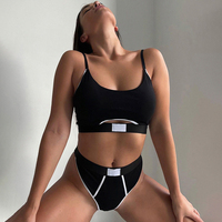 Ensemble deux pièces décontracté d'été pour femme, personnalisé OEM, marque privée, haut court et short, 100% coton, écologique, respirant, séchage rapide