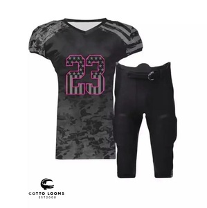 Camiseta y uniforme de fútbol americano OEM al por mayor, patrón de color personalizable, producción directa de fábrica 2025 - Product Image 5