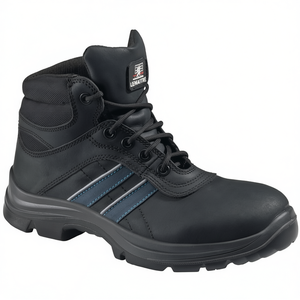 Botas de Seguridad Andy S3 SRC EN20345 de Cuero LEMAITRE, Talla 45, Negro/Azul - Product Image 2