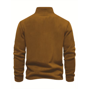 Sweat à capuche homme personnalisé de haute qualité, épais, en molleton lourd, col rond, avec impression par transfert thermique, plissé et brodé, collection automne 2026 - Product Image 4