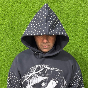 Sudaderas con Capucha de Diseño Personalizado, Impresión Digital Invernal, Estilo Urbano Pakistaní, para Hombre, Mezcla de Algodón y Felpa, Corte Holgado - Product Image 4