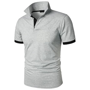 Polo à broderie personnalisée pour hommes, vêtements de travail professionnels disponibles en vrac avec options de logo personnalisé - Product Image 1